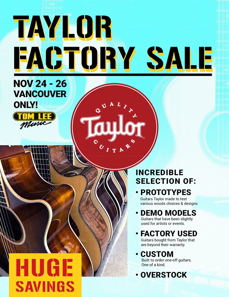 Tom-lee-music-taylor-factory-sale