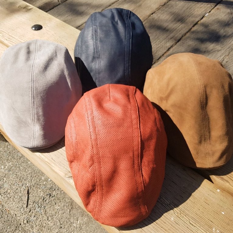 Suede-leather-hats