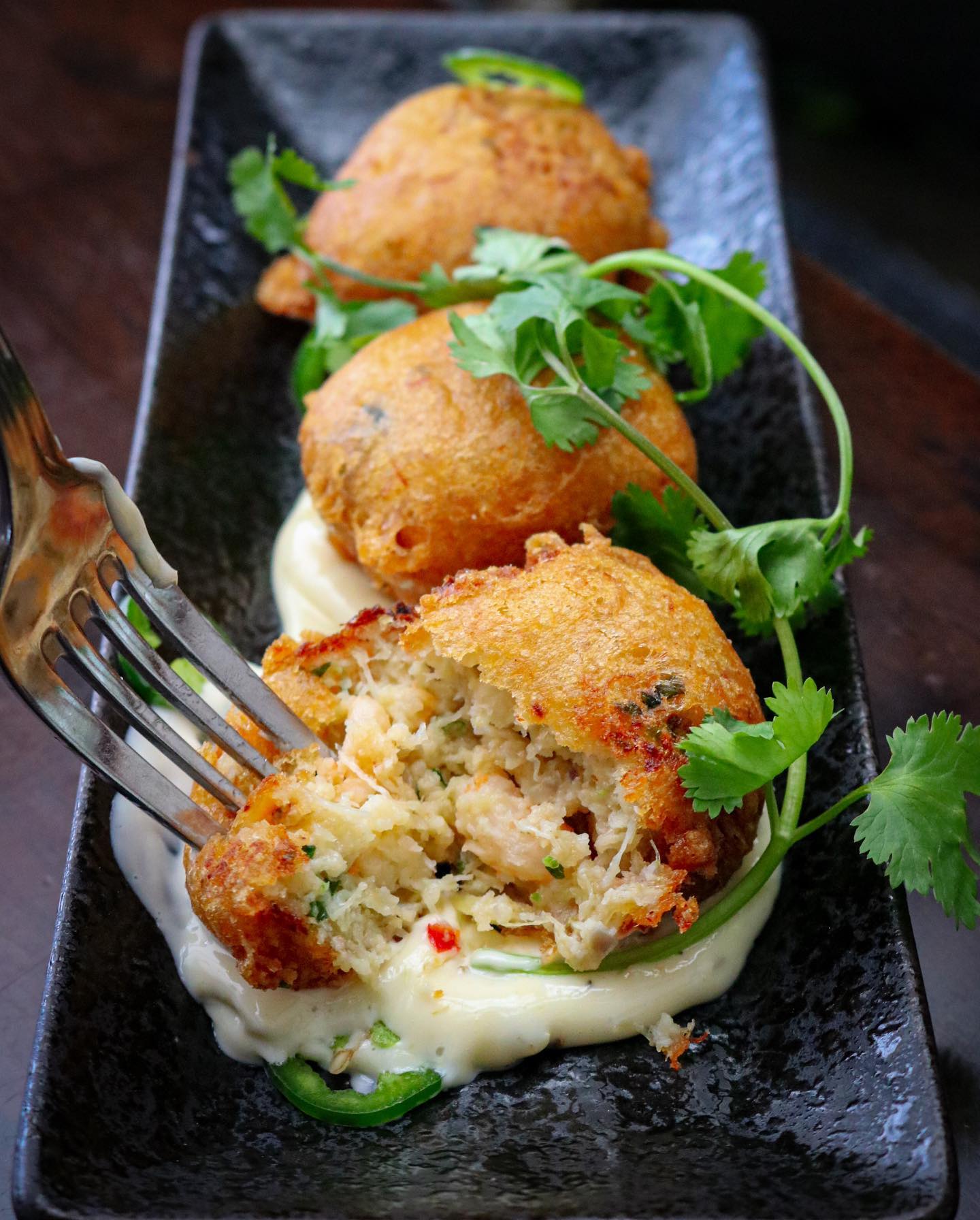 Crab-fritters